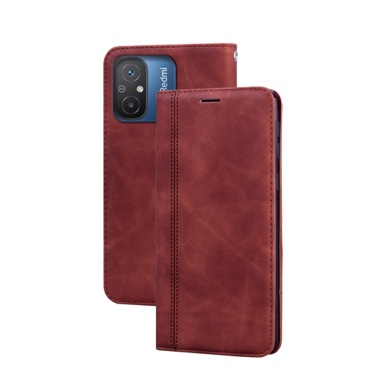 Custodia per telefono in PU con vibrazione orizzontale magnetica smerigliata, For Xiaomi Redmi Note 13 Pro 5G, For Xiaomi Redmi A1/A2, For Xiaomi Redmi 12C/11A 4G Global/Poco C55, For Xiaomi Redmi Note 12 Pro Speed/Poco X5 Pro 5G