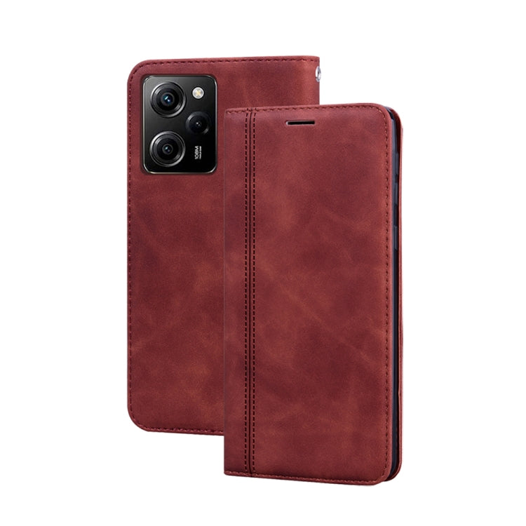 Custodia per telefono in PU con vibrazione orizzontale magnetica smerigliata, For Xiaomi Redmi Note 13 Pro 5G, For Xiaomi Redmi A1/A2, For Xiaomi Redmi 12C/11A 4G Global/Poco C55, For Xiaomi Redmi Note 12 Pro Speed/Poco X5 Pro 5G