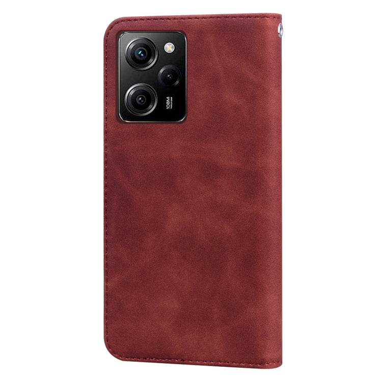 Custodia per telefono in PU con vibrazione orizzontale magnetica smerigliata, For Xiaomi Redmi Note 12 5G Global/Poco X5, For Xiaomi Poco M4 5G/Poco M5/Redmi Note 11R, For Xiaomi Poco C40, For Xiaomi Redmi 10A 4G