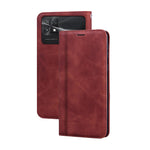 Custodia per telefono in PU con vibrazione orizzontale magnetica smerigliata, For Xiaomi Redmi Note 12 5G Global/Poco X5, For Xiaomi Poco M4 5G/Poco M5/Redmi Note 11R, For Xiaomi Poco C40, For Xiaomi Redmi 10A 4G
