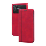 Custodia per telefono in PU con vibrazione orizzontale magnetica smerigliata, For Xiaomi Redmi Note 12 5G Global/Poco X5, For Xiaomi Poco M4 5G/Poco M5/Redmi Note 11R, For Xiaomi Poco C40, For Xiaomi Redmi 10A 4G
