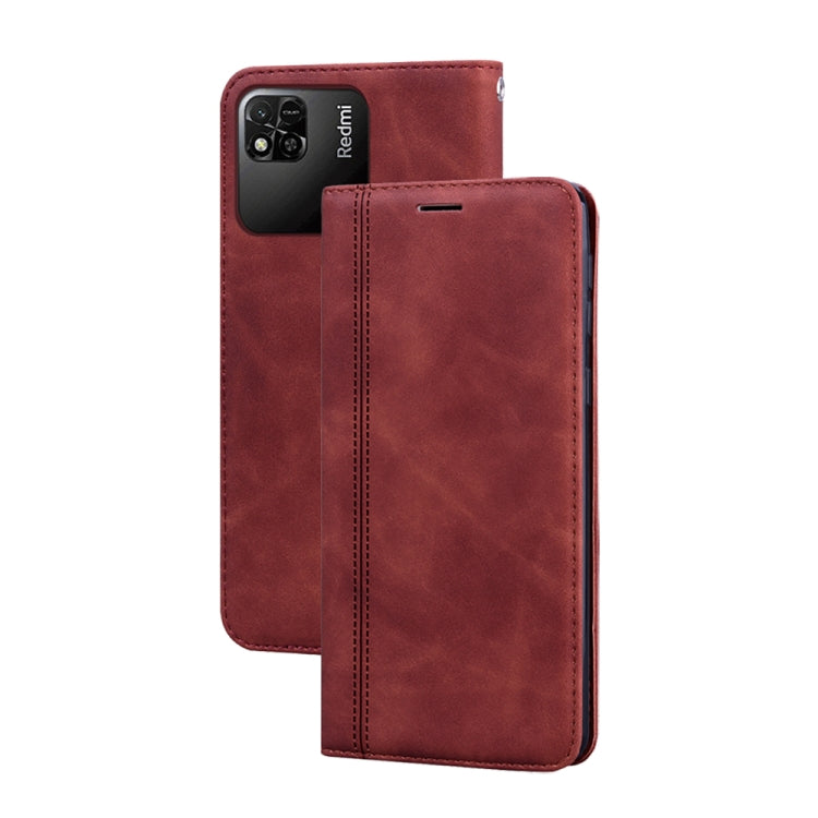 Custodia per telefono in PU con vibrazione orizzontale magnetica smerigliata, For Xiaomi Redmi Note 12 5G Global/Poco X5, For Xiaomi Poco M4 5G/Poco M5/Redmi Note 11R, For Xiaomi Poco C40, For Xiaomi Redmi 10A 4G