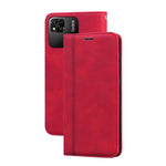 Custodia per telefono in PU con vibrazione orizzontale magnetica smerigliata, For Xiaomi Redmi Note 12 5G Global/Poco X5, For Xiaomi Poco M4 5G/Poco M5/Redmi Note 11R, For Xiaomi Poco C40, For Xiaomi Redmi 10A 4G
