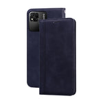 Custodia per telefono in PU con vibrazione orizzontale magnetica smerigliata, For Xiaomi Redmi Note 12 5G Global/Poco X5, For Xiaomi Poco M4 5G/Poco M5/Redmi Note 11R, For Xiaomi Poco C40, For Xiaomi Redmi 10A 4G