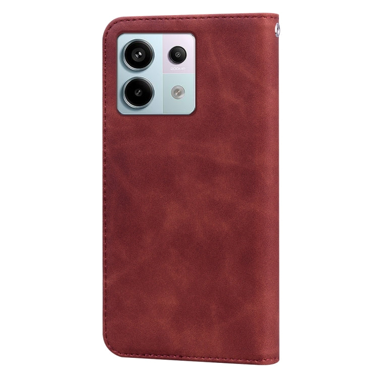 Custodia per telefono in PU con vibrazione orizzontale magnetica smerigliata, For Xiaomi Redmi Note 13 Pro 5G, For Xiaomi Redmi A1/A2, For Xiaomi Redmi 12C/11A 4G Global/Poco C55, For Xiaomi Redmi Note 12 Pro Speed/Poco X5 Pro 5G