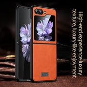 Custodia TPU e pelle per Samsung Galaxy Z Flip6