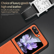 Custodia TPU e pelle per Samsung Galaxy Z Flip6
