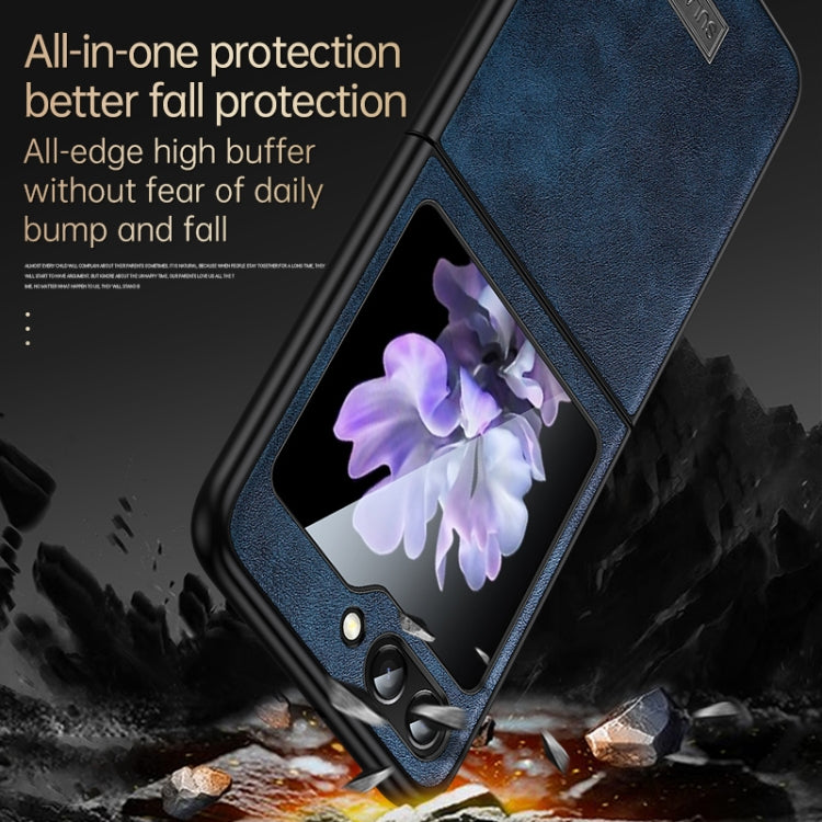 Custodia TPU e pelle per Samsung Galaxy Z Flip6