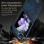 Custodia TPU e pelle per Samsung Galaxy Z Flip6