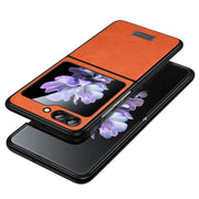 Custodia TPU e pelle per Samsung Galaxy Z Flip6