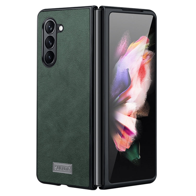 Custodia TPU antiurto in pelle per Samsung Galaxy Z Fold6