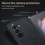 Custodia TPU antiurto in pelle per Samsung Galaxy Z Fold6