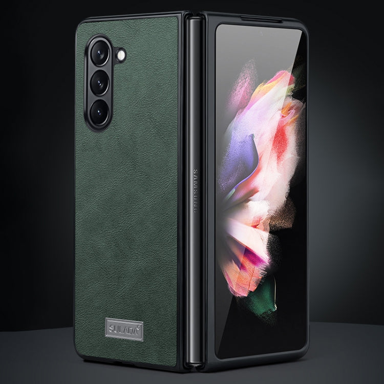 Custodia TPU antiurto in pelle per Samsung Galaxy Z Fold6