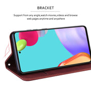 Custodia portafoglio in pelle PU con vibrazione per Samsung Galax