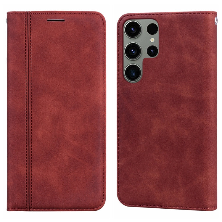 Custodia portafoglio in pelle PU con vibrazione per Galaxy S24 Ul