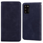Custodia per telefono in PU con vibrazione orizzontale magnetica aziendale smerigliata, For Samsung Galaxy A03s