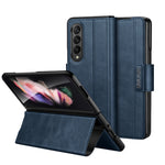 SULADA Custodia per telefono in pelle con chiusura a scatto magnetica all-inclusive, For Samsung Ga6axy Z Fold6, For Samsung Galaxy Z Fold5, For Samsung Galaxy Z Fold4 / W23, For Samsung Galaxy Z Fold3 / W22
