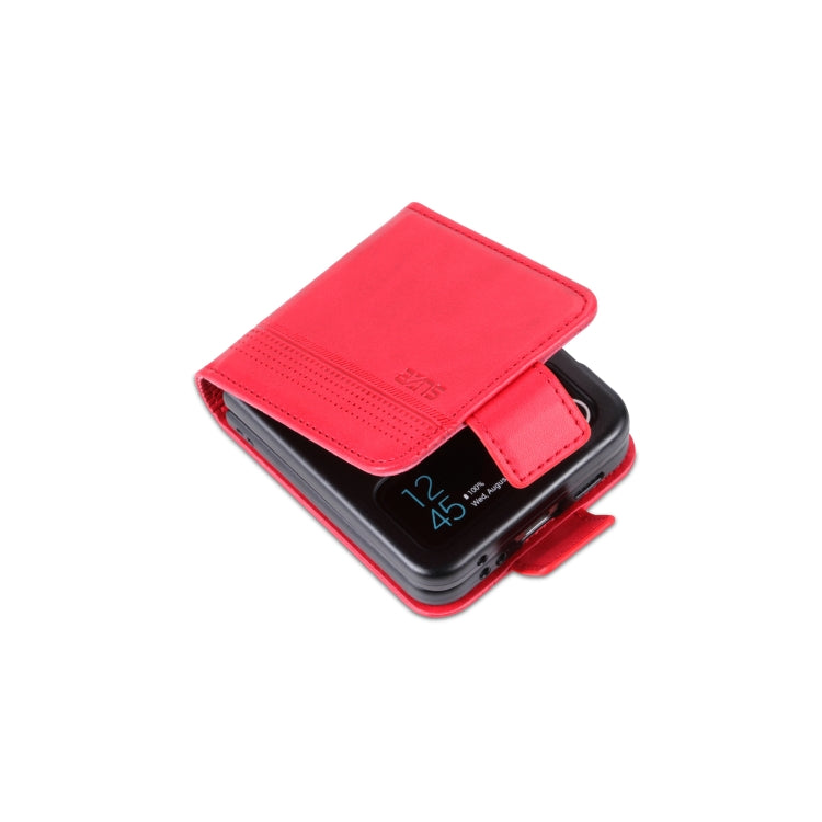 AZNS Custodia per telefono in pelle a conchiglia con struttura in vitello magnetico, For Samsung Galaxy Z Flip7 FE / Flip6, For Samsung Galaxy Z Fold7 5G, For Samsung Galaxy Z Flip7 5G, For Samsung Galaxy Z Fold6 5G