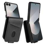 AZNS Custodia per telefono in pelle a conchiglia con struttura in vitello magnetico, For Samsung Galaxy Z Flip7 FE / Flip6, For Samsung Galaxy Z Fold7 5G, For Samsung Galaxy Z Flip7 5G, For Samsung Galaxy Z Fold6 5G