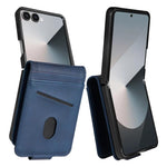 AZNS Custodia per telefono in pelle a conchiglia con struttura in vitello magnetico, For Samsung Galaxy Z Flip7 FE / Flip6, For Samsung Galaxy Z Fold7 5G, For Samsung Galaxy Z Flip7 5G, For Samsung Galaxy Z Fold6 5G