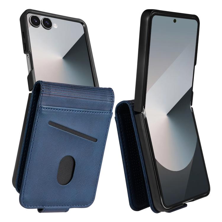 AZNS Custodia per telefono in pelle a conchiglia con struttura in vitello magnetico, For Samsung Galaxy Z Flip7 FE / Flip6, For Samsung Galaxy Z Fold7 5G, For Samsung Galaxy Z Flip7 5G, For Samsung Galaxy Z Fold6 5G