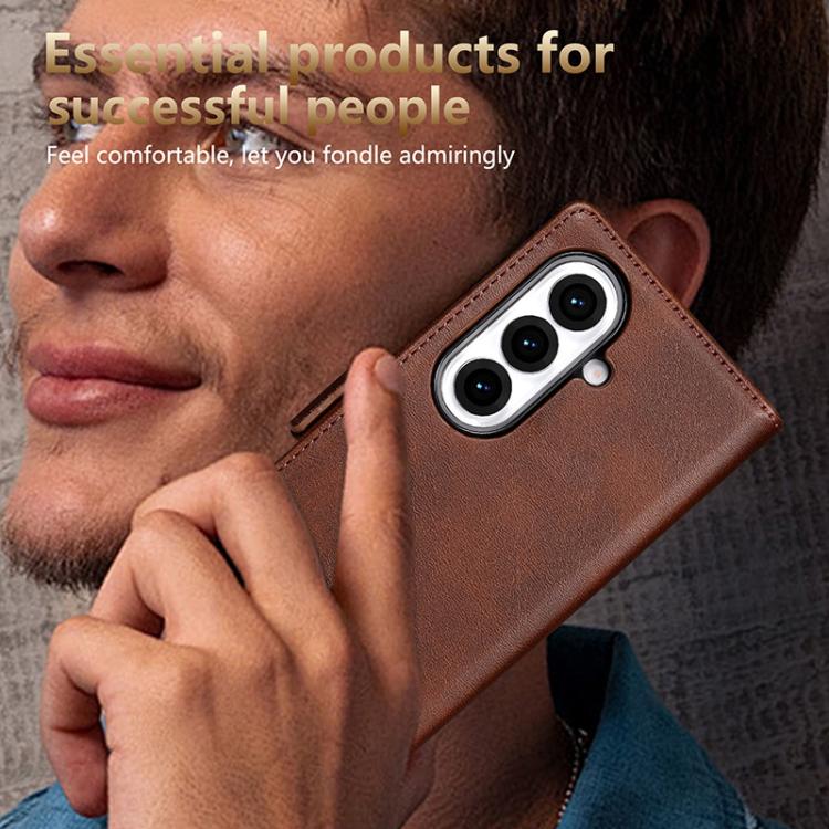 Custodia portafoglio in pelle per Samsung Galaxy Z Flip7 FE