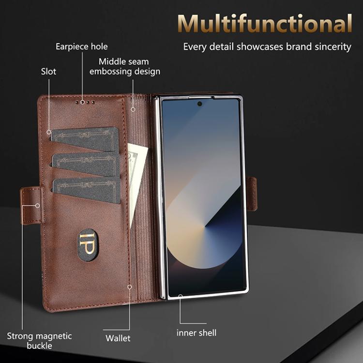 Custodia portafoglio in pelle per Samsung Galaxy Z Flip7 FE