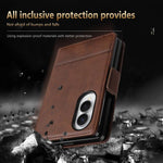 Custodia portafoglio in pelle per Samsung Galaxy Z Flip7 FE