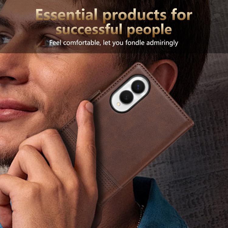 Custodia portafoglio in pelle per Samsung Galaxy Z Flip7 FE