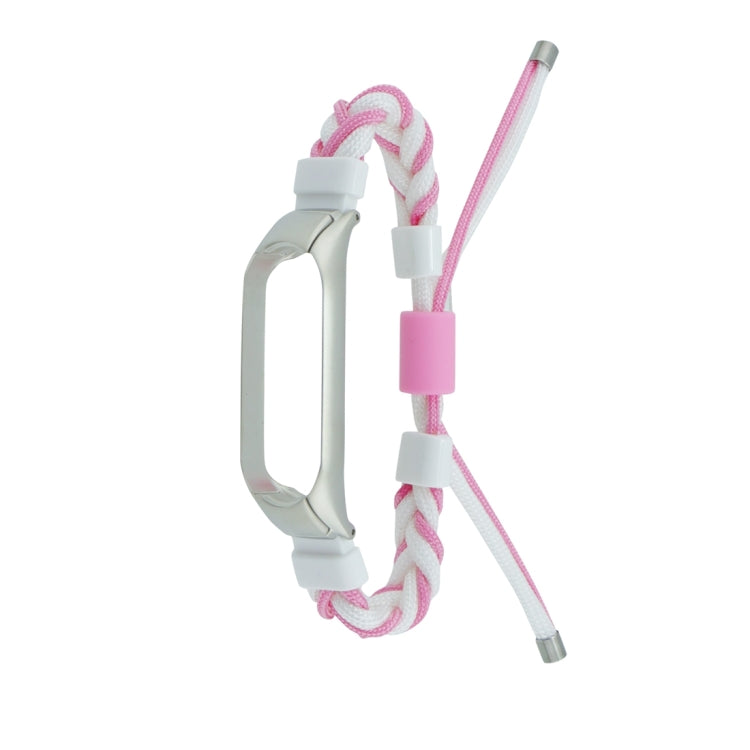 Cinturino in nylon con cavo intrecciato in silicone, For Xiaomi Mi Band 4 / 3