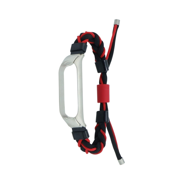 Cinturino in nylon con cavo intrecciato in silicone, For Xiaomi Mi Band 8, For Xiaomi Mi Band 7, For Xiaomi Mi Band 6 / 5