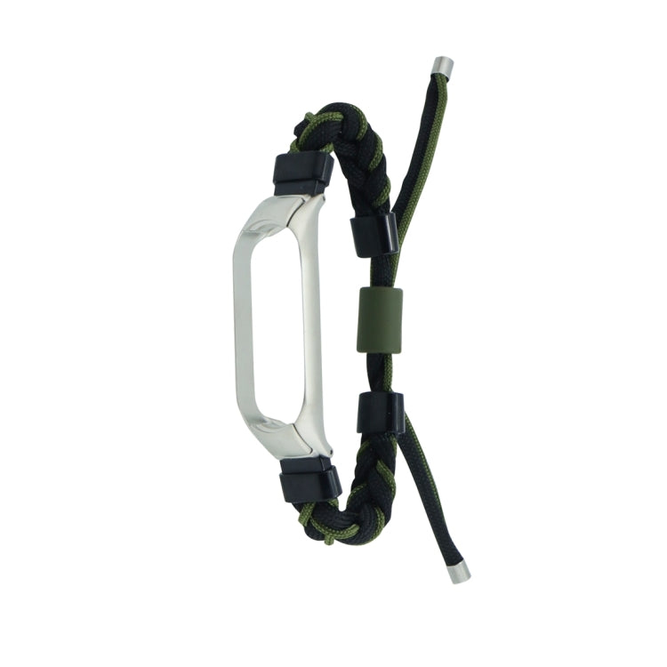Cinturino in nylon con cavo intrecciato in silicone, For Xiaomi Mi Band 8, For Xiaomi Mi Band 7, For Xiaomi Mi Band 6 / 5
