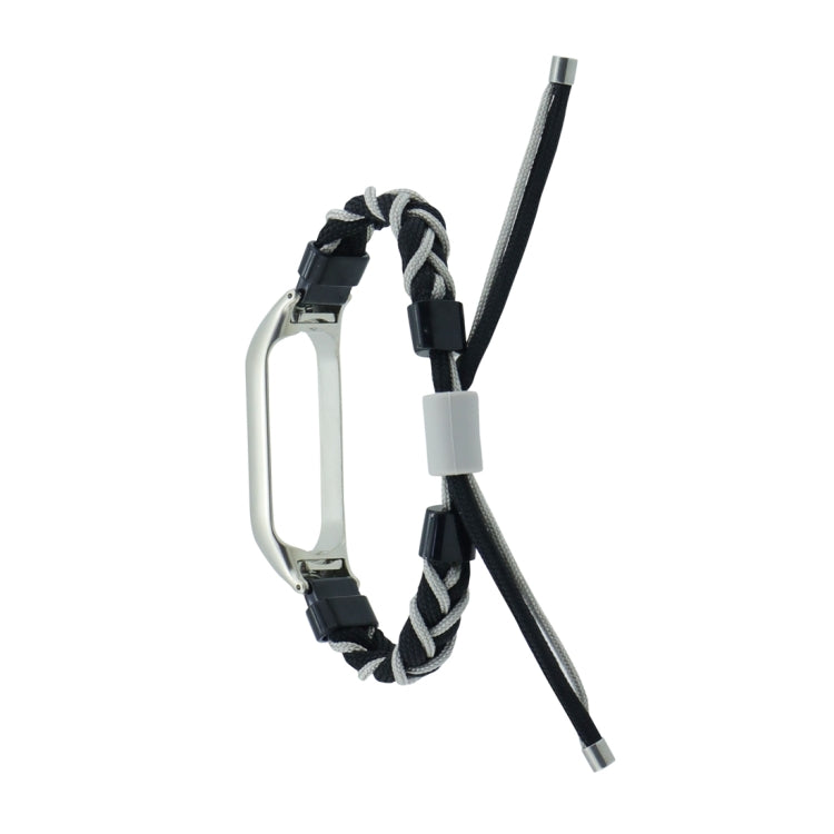Cinturino in nylon con cavo intrecciato in silicone, For Xiaomi Mi Band 8, For Xiaomi Mi Band 7, For Xiaomi Mi Band 6 / 5