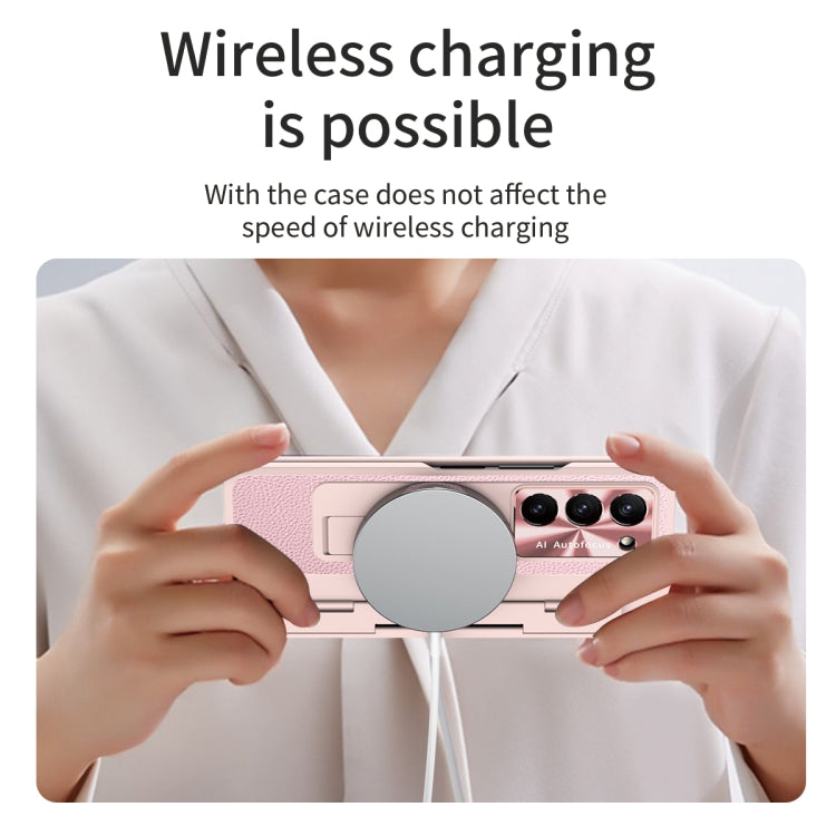 Custodia per telefono a copertura totale integrata con cerniera, For Samsung Galaxy Z Fold5 5G