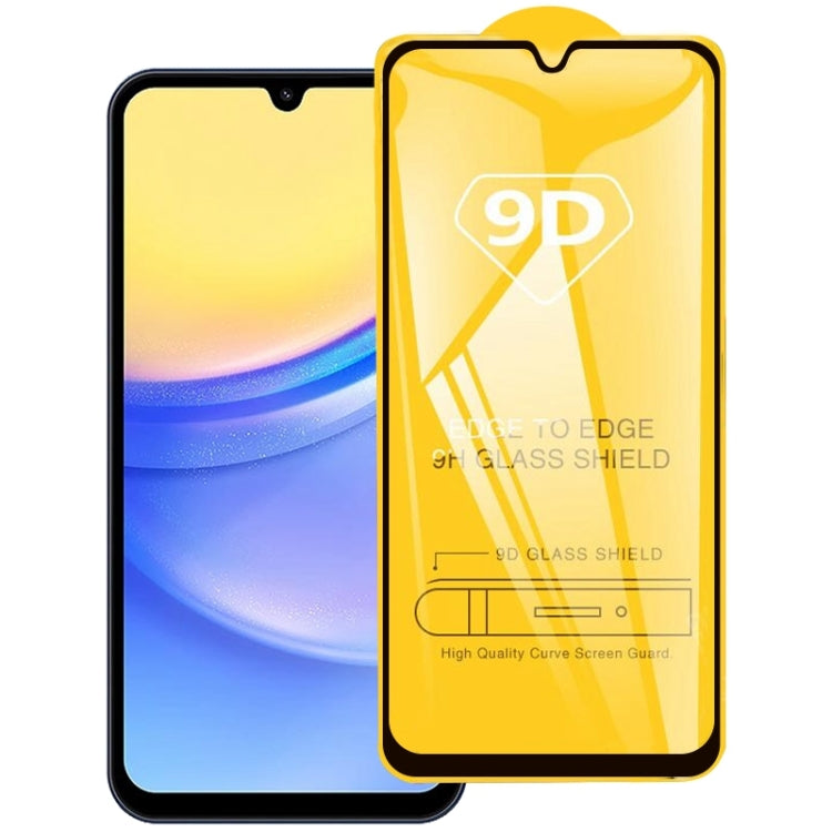 Pellicola in vetro temperato con schermo a colla piena 9D, For Samsung Galaxy Jump 3, For Samsung Galaxy A15 5G, For Samsung Galaxy A55, For Samsung Galaxy M34 5G / F34 / A15, For Samsung Galaxy S23 FE 5G