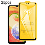 Pellicola in vetro temperato con schermo a colla intera da 25 pezzi 9D, For Galaxy F07e 4G, For Samsung Galaxy M17e 5G, For Samsung Galaxy M17 5G, For Samsung Galaxy F17 5G, For Samsung Galaxy A57, For Samsung Galaxy A37, For Samsung Galaxy A27        ...