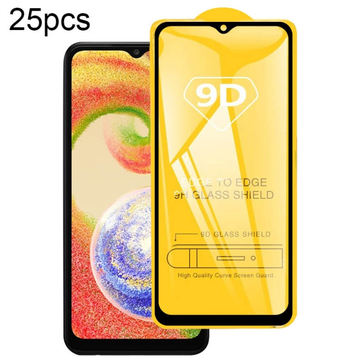 Pellicola in vetro temperato con schermo a colla intera da 25 pezzi 9D, For Galaxy F07e 4G, For Samsung Galaxy M17e 5G, For Samsung Galaxy M17 5G, For Samsung Galaxy F17 5G, For Samsung Galaxy A57, For Samsung Galaxy A37, For Samsung Galaxy A27        ...