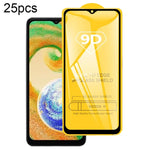 Pellicola in vetro temperato con schermo a colla intera da 25 pezzi 9D, For Galaxy F07e 4G, For Samsung Galaxy M17e 5G, For Samsung Galaxy M17 5G, For Samsung Galaxy F17 5G, For Samsung Galaxy A57, For Samsung Galaxy A37, For Samsung Galaxy A27        ...