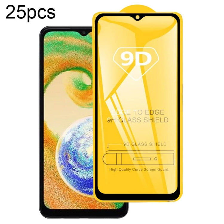Pellicola in vetro temperato con schermo a colla intera da 25 pezzi 9D, For Galaxy F07e 4G, For Samsung Galaxy M17e 5G, For Samsung Galaxy M17 5G, For Samsung Galaxy F17 5G, For Samsung Galaxy A57, For Samsung Galaxy A37, For Samsung Galaxy A27        ...