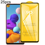 Pellicola in vetro temperato con schermo a colla intera da 25 pezzi 9D, For Galaxy F07e 4G, For Samsung Galaxy M17e 5G, For Samsung Galaxy M17 5G, For Samsung Galaxy F17 5G, For Samsung Galaxy A57, For Samsung Galaxy A37, For Samsung Galaxy A27        ...