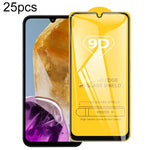Pellicola in vetro temperato con schermo a colla intera da 25 pezzi 9D, For Galaxy F07e 4G, For Samsung Galaxy M17e 5G, For Samsung Galaxy M17 5G, For Samsung Galaxy F17 5G, For Samsung Galaxy A57, For Samsung Galaxy A37, For Samsung Galaxy A27        ...