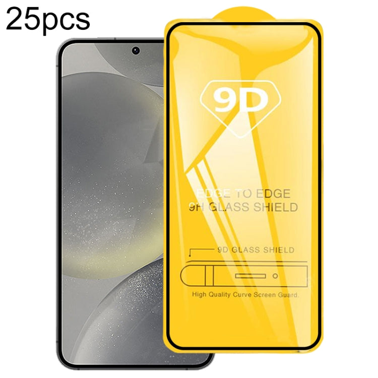 Pellicola in vetro temperato con schermo a colla intera da 25 pezzi 9D, For Galaxy F07e 4G, For Samsung Galaxy M17e 5G, For Samsung Galaxy M17 5G, For Samsung Galaxy F17 5G, For Samsung Galaxy A57, For Samsung Galaxy A37, For Samsung Galaxy A27        ...