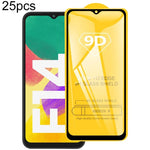 Pellicola in vetro temperato con schermo a colla intera da 25 pezzi 9D, For Galaxy F07e 4G, For Samsung Galaxy M17e 5G, For Samsung Galaxy M17 5G, For Samsung Galaxy F17 5G, For Samsung Galaxy A57, For Samsung Galaxy A37, For Samsung Galaxy A27        ...