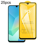 Pellicola in vetro temperato con schermo a colla intera da 25 pezzi 9D, For Galaxy F07e 4G, For Samsung Galaxy M17e 5G, For Samsung Galaxy M17 5G, For Samsung Galaxy F17 5G, For Samsung Galaxy A57, For Samsung Galaxy A37, For Samsung Galaxy A27        ...