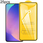 Pellicola in vetro temperato con schermo a colla intera da 25 pezzi 9D, For Galaxy F07e 4G, For Samsung Galaxy M17e 5G, For Samsung Galaxy M17 5G, For Samsung Galaxy F17 5G, For Samsung Galaxy A57, For Samsung Galaxy A37, For Samsung Galaxy A27        ...