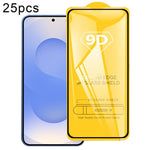 Pellicola in vetro temperato con schermo a colla intera da 25 pezzi 9D, For Galaxy F07e 4G, For Samsung Galaxy M17e 5G, For Samsung Galaxy M17 5G, For Samsung Galaxy F17 5G, For Samsung Galaxy A57, For Samsung Galaxy A37, For Samsung Galaxy A27        ...