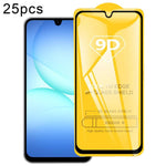 Pellicola in vetro temperato con schermo a colla intera da 25 pezzi 9D, For Galaxy F07e 4G, For Samsung Galaxy M17e 5G, For Samsung Galaxy M17 5G, For Samsung Galaxy F17 5G, For Samsung Galaxy A57, For Samsung Galaxy A37, For Samsung Galaxy A27        ...