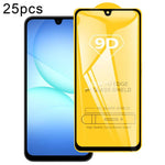 Pellicola in vetro temperato con schermo a colla intera da 25 pezzi 9D, For Galaxy F07e 4G, For Samsung Galaxy M17e 5G, For Samsung Galaxy M17 5G, For Samsung Galaxy F17 5G, For Samsung Galaxy A57, For Samsung Galaxy A37, For Samsung Galaxy A27        ...