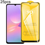 Pellicola in vetro temperato con schermo a colla intera da 25 pezzi 9D, For Galaxy F07e 4G, For Samsung Galaxy M17e 5G, For Samsung Galaxy M17 5G, For Samsung Galaxy F17 5G, For Samsung Galaxy A57, For Samsung Galaxy A37, For Samsung Galaxy A27        ...