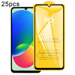 Pellicola in vetro temperato con schermo a colla intera da 25 pezzi 9D, For Galaxy F07e 4G, For Samsung Galaxy M17e 5G, For Samsung Galaxy M17 5G, For Samsung Galaxy F17 5G, For Samsung Galaxy A57, For Samsung Galaxy A37, For Samsung Galaxy A27        ...